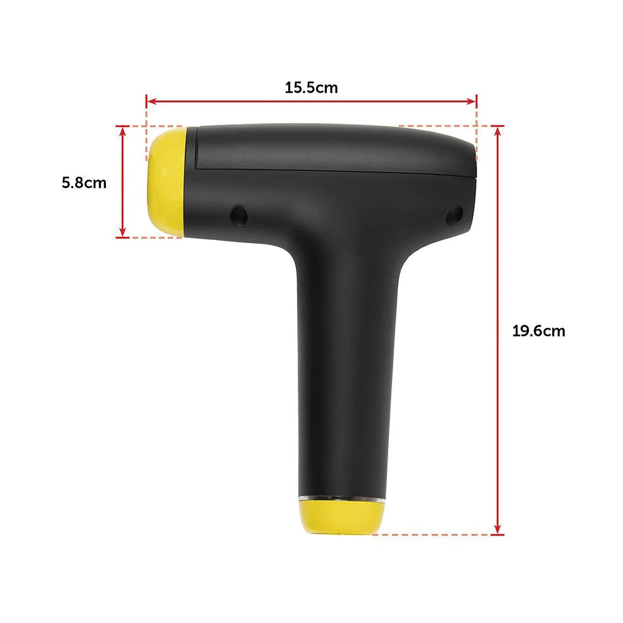 ASAYA Deep Tissue Massage Gun – 4 Heads Percussion Muscle Massager