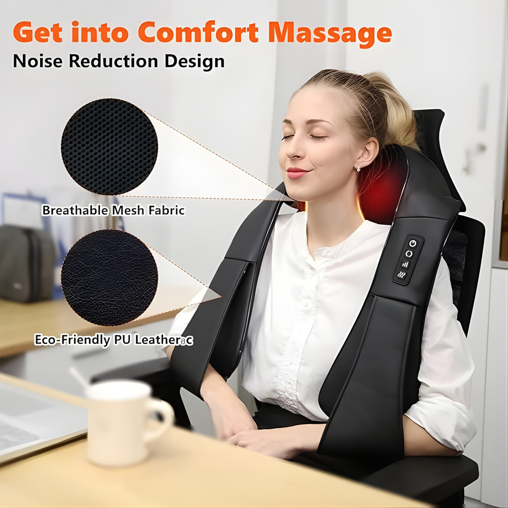 Deep-Kneading Heated Neck Massager